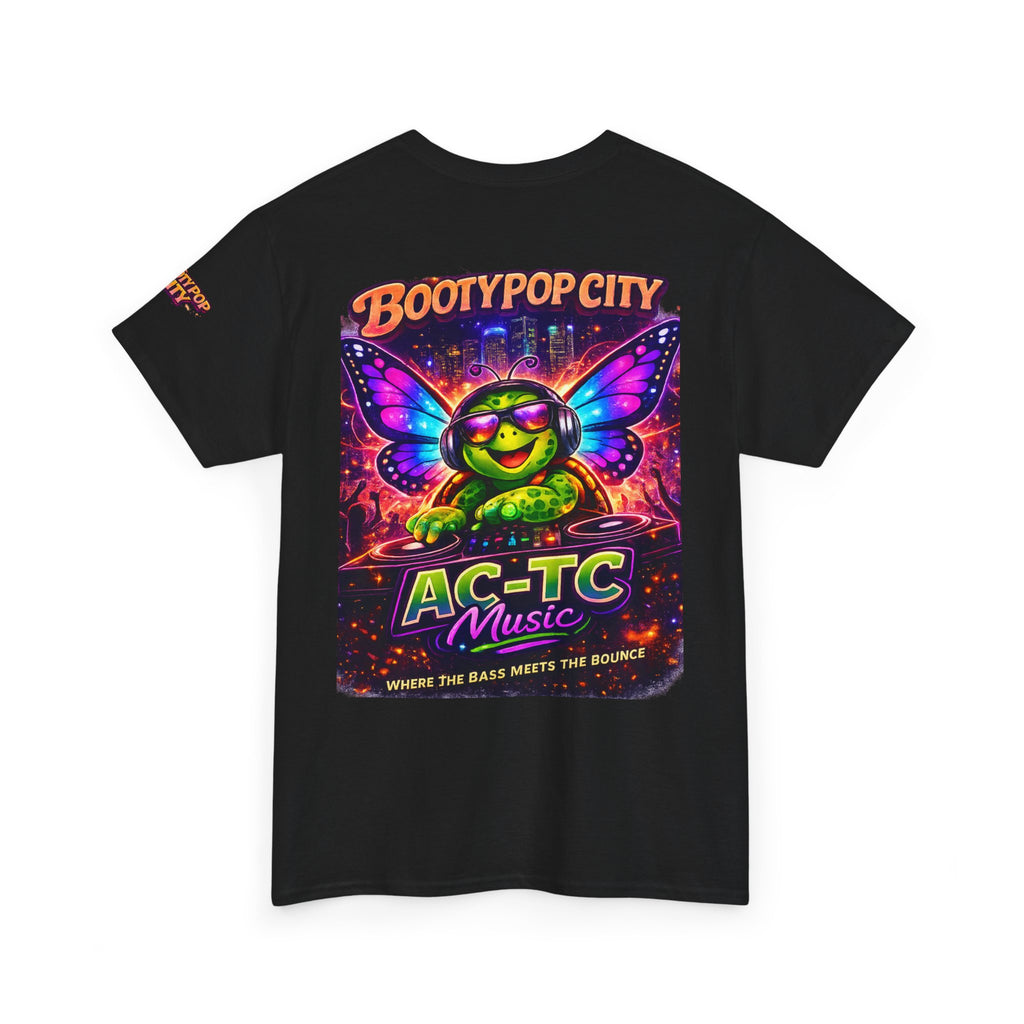 AC‑TC Music Butterfly Logo Tee — Bootypop City Festival T‑Shirt