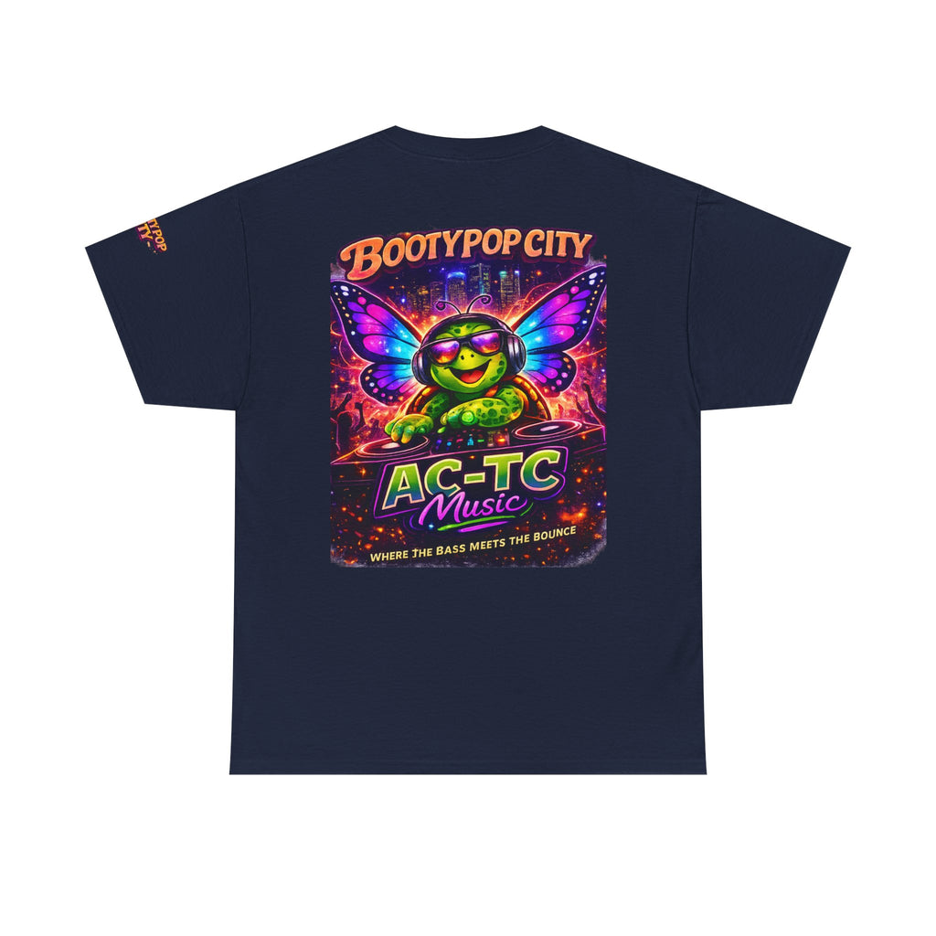 AC‑TC Music Butterfly Logo Tee — Bootypop City Festival T‑Shirt