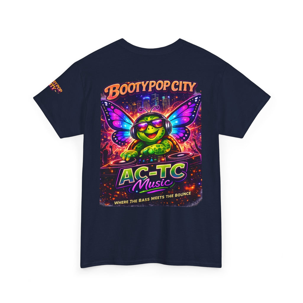 AC‑TC Music Butterfly Logo Tee — Bootypop City Festival T‑Shirt