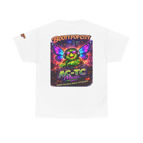 AC‑TC Music Butterfly Logo Tee — Bootypop City Festival T‑Shirt
