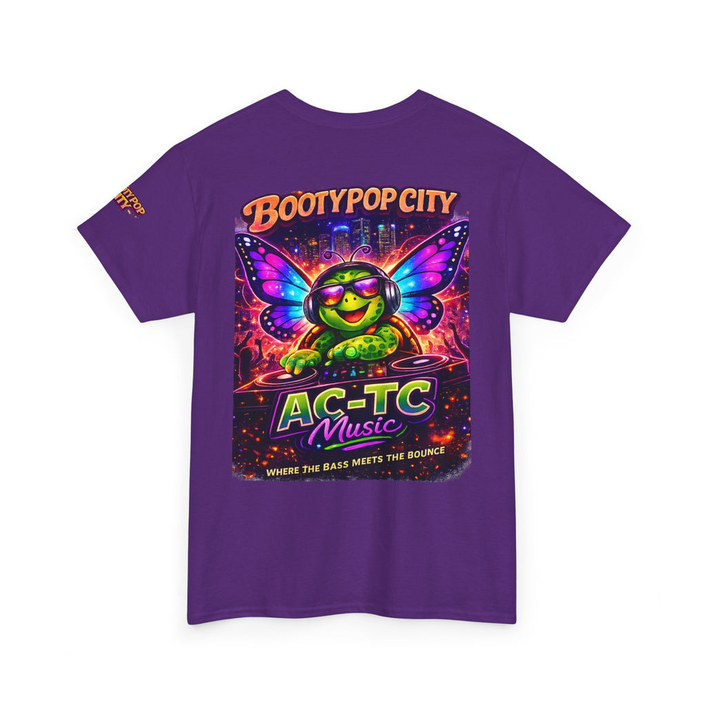 AC‑TC Music Butterfly Logo Tee — Bootypop City Festival T‑Shirt